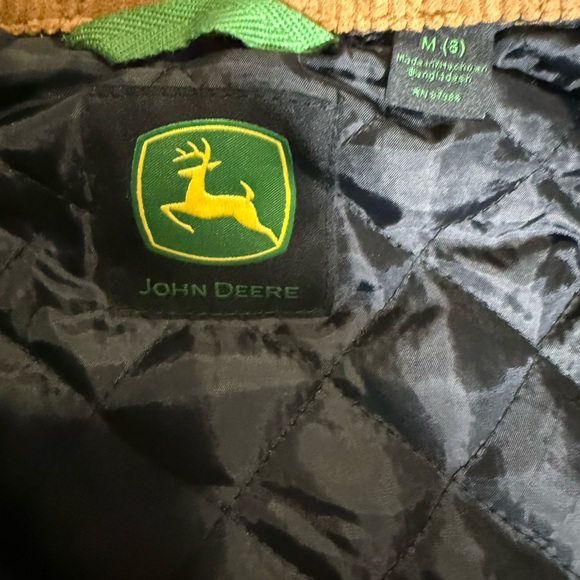 John Deere Kids Tan Jacket with Green Logo - Picture 3 of 5